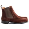 Skolyx dark brown suede chelsea, ladies