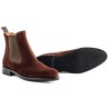 Skolyx dark brown suede chelsea, ladies