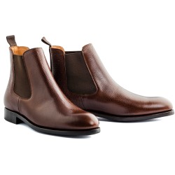 Skolyx dark brown cap toe oxford