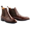 Skolyx dark brown cap toe oxford