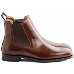 Skolyx dark brown cap toe oxford