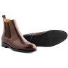 Skolyx dark brown cap toe oxford