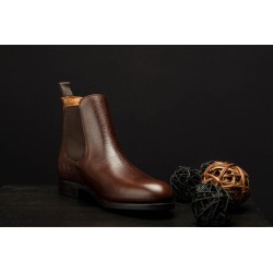 Skolyx dark brown cap toe oxford