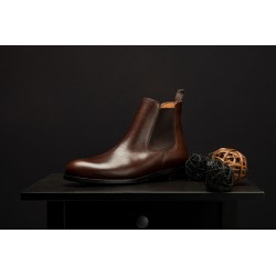 Skolyx dark brown cap toe oxford