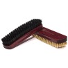 Shoe brush with boar bristles