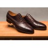 TLB Artista Balmoral Semi Brogue Vegano Dark Brown