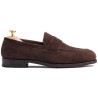 Skolyx Penny Loafer Dark Brown Suede