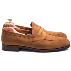 Skolyx Penny Loafer Light Brown Suede