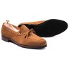 Skolyx String Loafer i lysebrunt semsket skinn