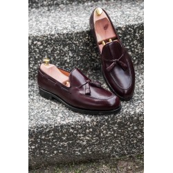 Skolyx Burgundy Tassel Loafer