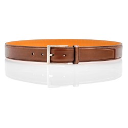 Belt in brown leather