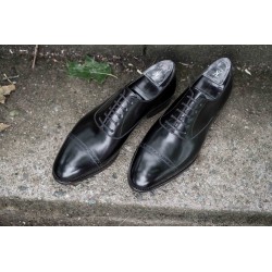 TLB Artista Brogued Cap Oxford Black GMTO