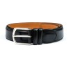 Belt in black leather