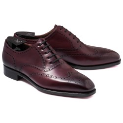 TLB Artista Faux Full Brogue Vegano Burgundy