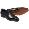 TLB Artista Black Punched Cap Toe Balmoral med stansede tupper