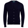 Alan Paine cardigan merino wool dark navy