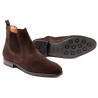 Skolyx chelsea dark brown suede