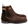 Skolyx chelsea dark brown suede