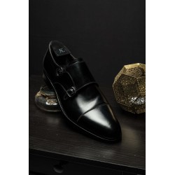 Skolyx dark brown cap toe oxford