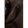 Skolyx dark brown cap toe oxford