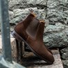 Skolyx chelsea dark brown suede