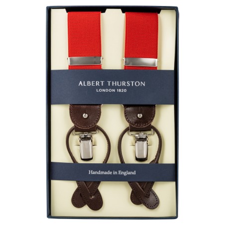 Albert Thurston braces white