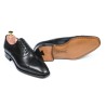 Plain cap toe oxford black