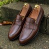 Skolyx Dark Brown Penny Loafer