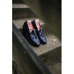 Skolyx Black Tassel Loafer