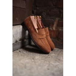 Skolyx Penny Loafer Light Brown Suede