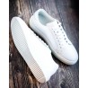 Sneaker in white leather | Experts on quality shoes | Skolyx