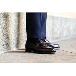 Skolyx Black Penny Loafer | Experts on quality shoes | Skolyx