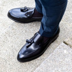 Skolyx Black Tassel Loafer | Experts on quality shoes | Skolyx