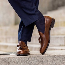 Skolyx Dark Brown Tassel Loafer | World class shoes | Skolyx