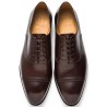 TLB Artista Brogued Cap Oxford Vegano Dark Brown