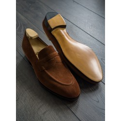 TLB Artista Penny Loafer Polo Suede | Skolyx