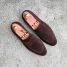 TLB Artista Penny Loafer Dark Brown Suede | Skolyx