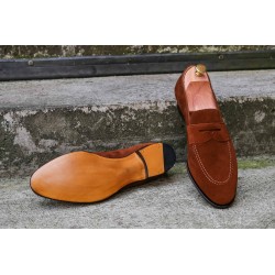 TLB Artista Penny Loafer Polo Suede | Skolyx