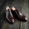 Yanko Plain cap toe oxford dark brown | Skolyx