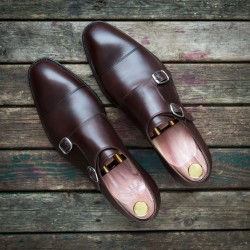 Yanko double monk dark brown | Experts on quality shoes | Skolyx