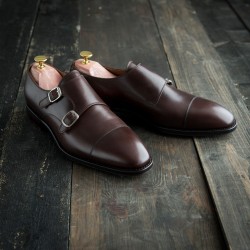 Yanko double monk dark brown | Experts on quality shoes | Skolyx