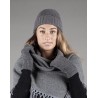 Cashmere blend beanie and cashmere blend scarf package | Skolyx