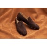 TLB Artista Penny Loafer Dark Brown Suede | Skolyx