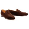 TLB Artista Penny Loafer Dark Brown Suede | Skolyx