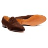 TLB Artista Penny Loafer Dark Brown Suede | Skolyx