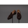 TLB Artista tassel loafers i mørkebrunt ruskind | Skolyx