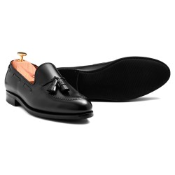 Skolyx Black Tassel Loafer | Experts on quality shoes | Skolyx