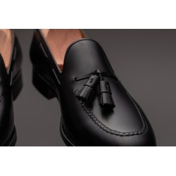 Skolyx Black Tassel Loafer | Experts on quality shoes | Skolyx