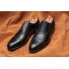 Skolyx black semi brogue oxford | Experts on quality shoes | Skolyx