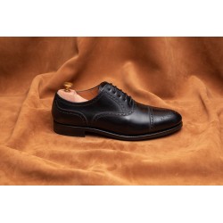 Skolyx black semi brogue oxford | Experts on quality shoes | Skolyx